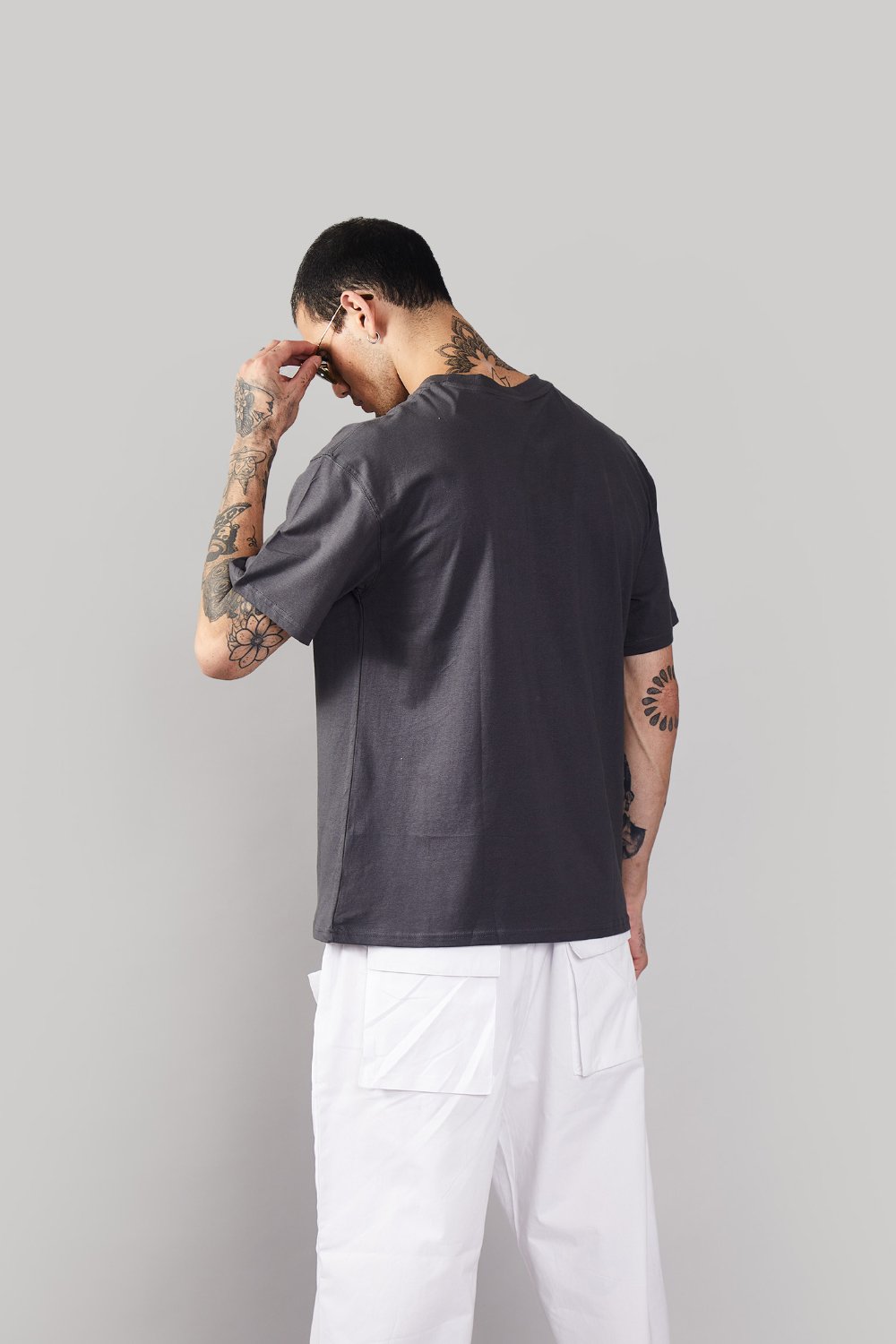 Space Grey Heavyweight Oversized T-shirt