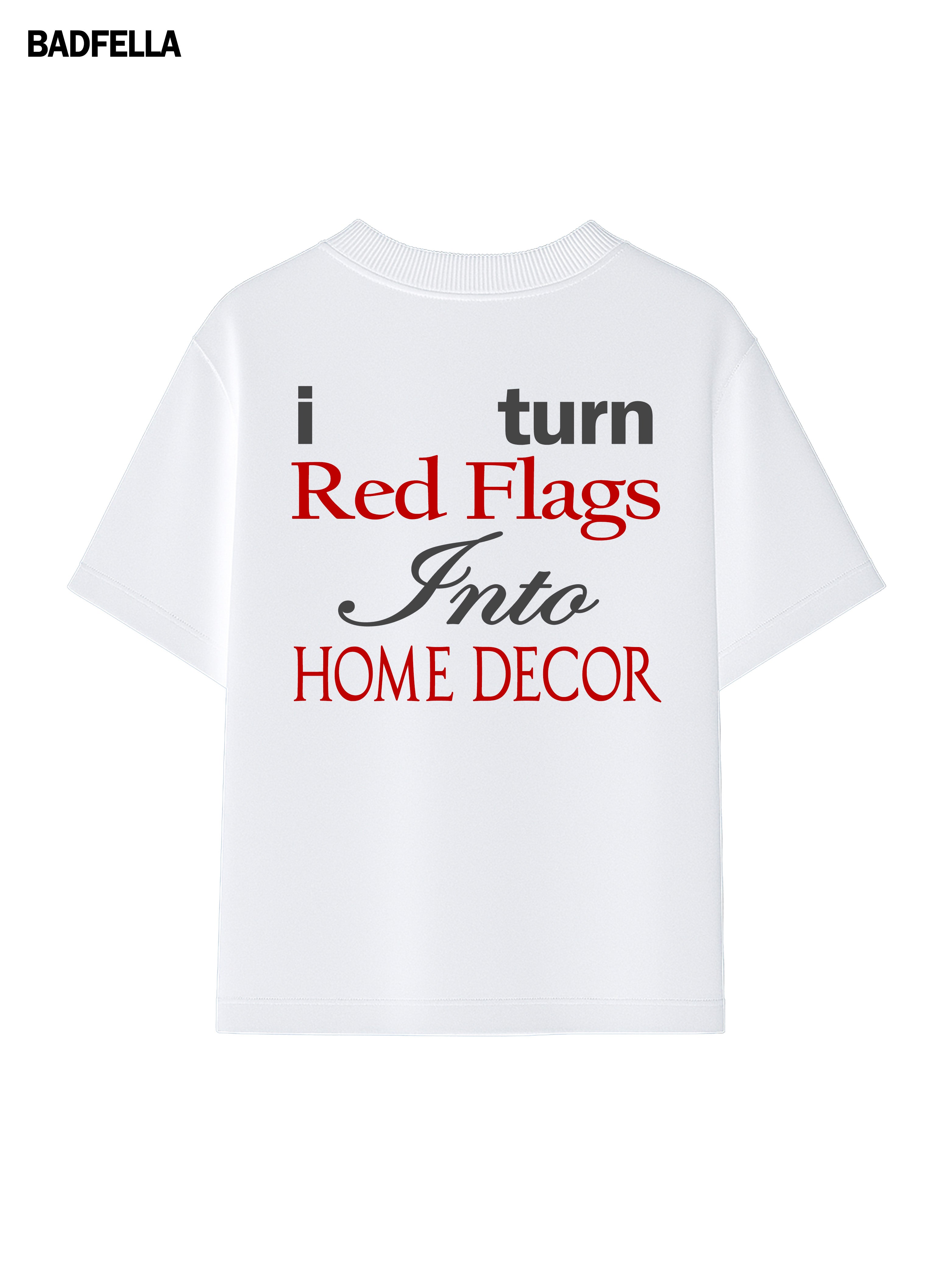 Red Flag to Home Decor Tee - Prime Fitz