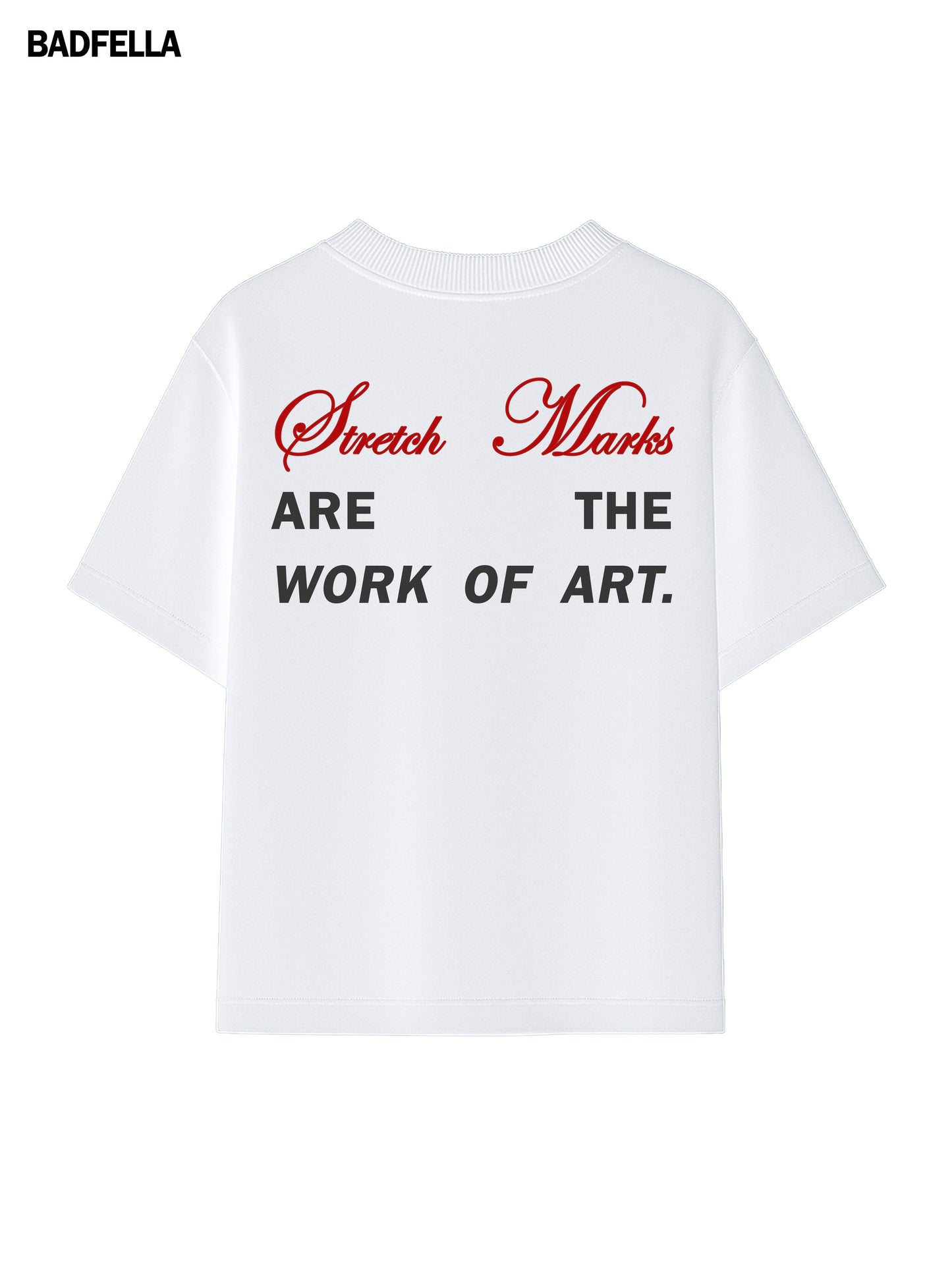 Stretch Marks Are Art Oversized Boxy Tee - Prime Fitz