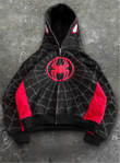 Spidey Society OG Black Zip-Up Jacket – Shadow Edition - Prime Fitz