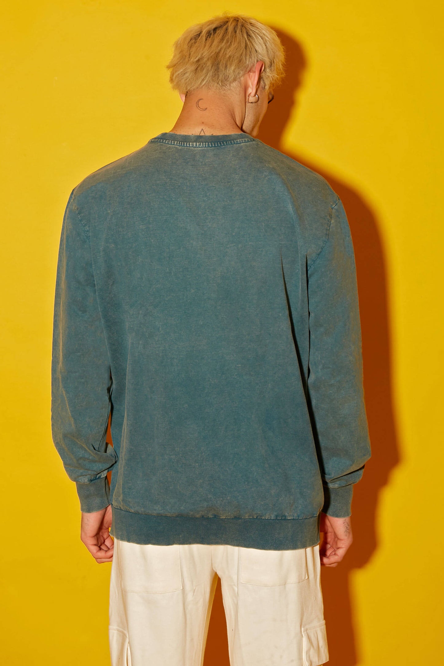 Untamed Faded Effect Heavyweight Sweatshirt