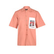 Handcrafted 'Missing Person' Safari Shirt (Salmon)