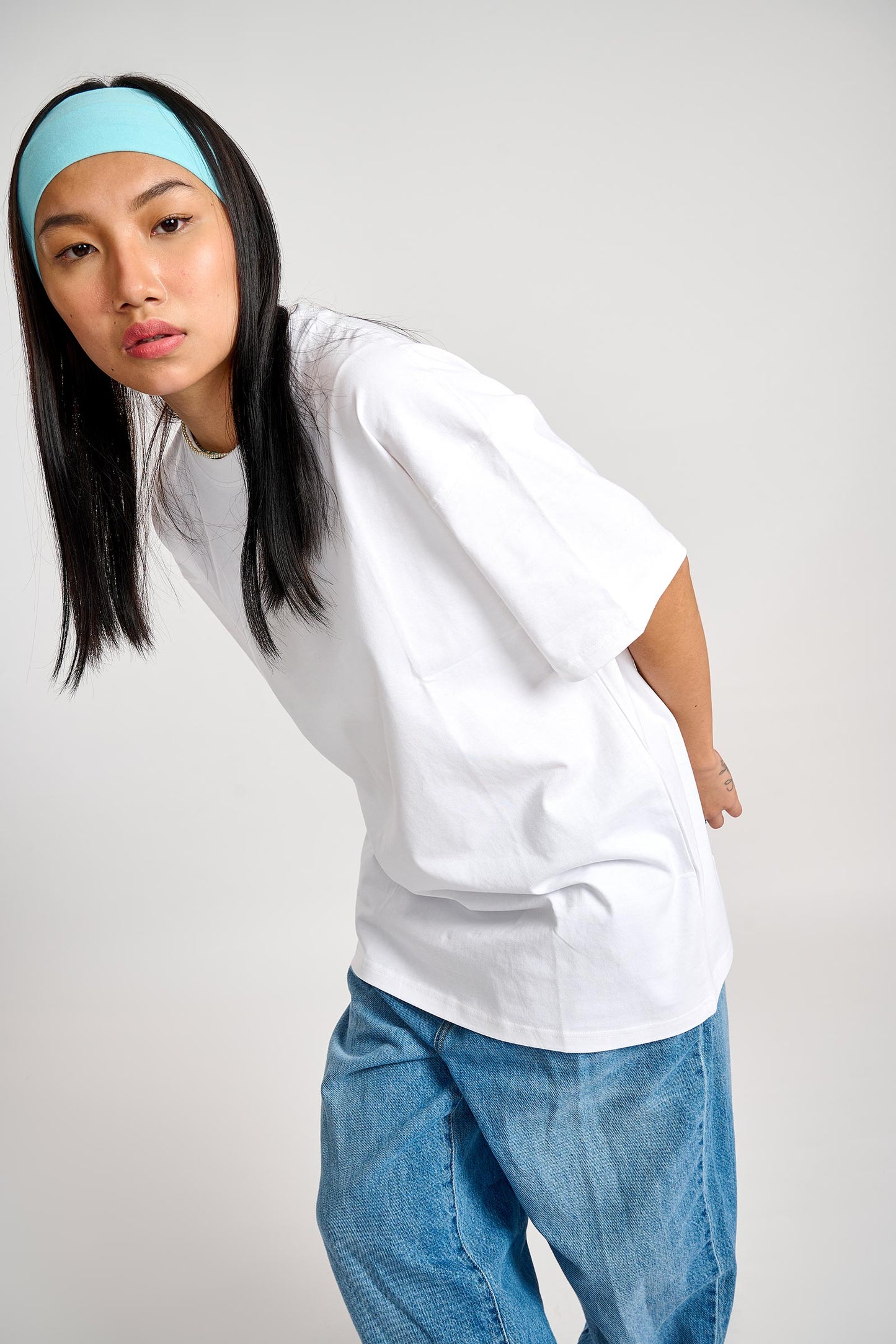 White Heavyweight Oversized T-shirt